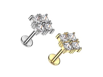 Безрезьбовой лабрет ориана