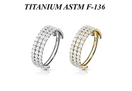 Кликер из титана Ti Metal латриль