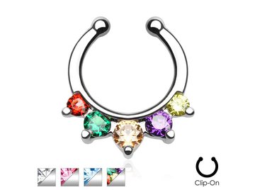 Обманка для септума 5 страз