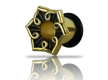 Тоннели винтажный цветок