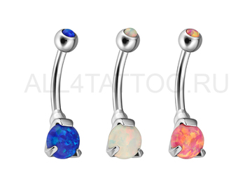 Банан мини с опалом в лапках