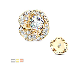 Накрутка кристальная роза