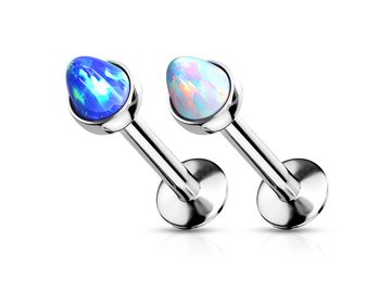 Лабрет опаловый конус