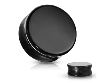 Плаги чёрный обсидиан