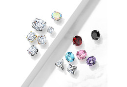 Накрутка с фианитом