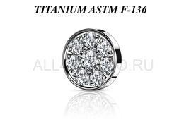 Накрутка из титана Ti Metal призма