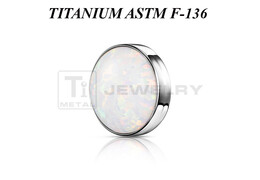 Накрутка из титана Ti Metal с опалом
