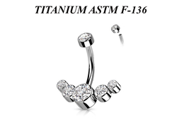 Банан из титана Ti Metal с кластером фиджи