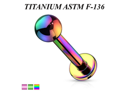 Лабрет из титана Ti Metal анодированный Лабрет из титана Ti Metal анодированный